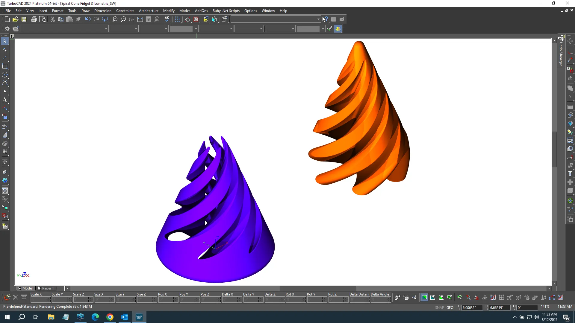 Một Cái Nón Xoắn Ốc Khác