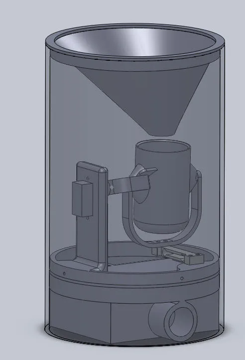 Cảm biến mưa cân bằng cho trạm khí tượng