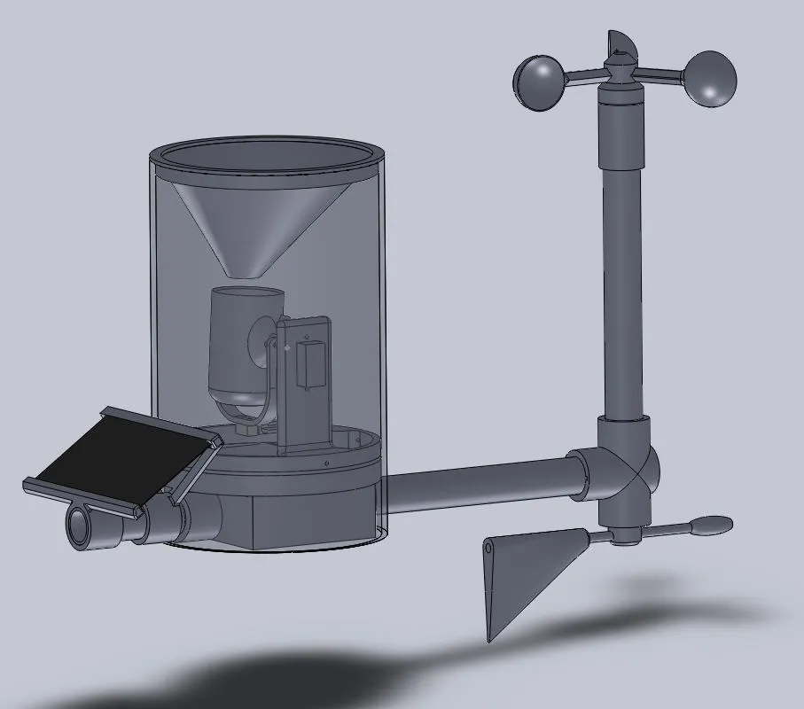Cảm biến mưa cân bằng cho trạm khí tượng