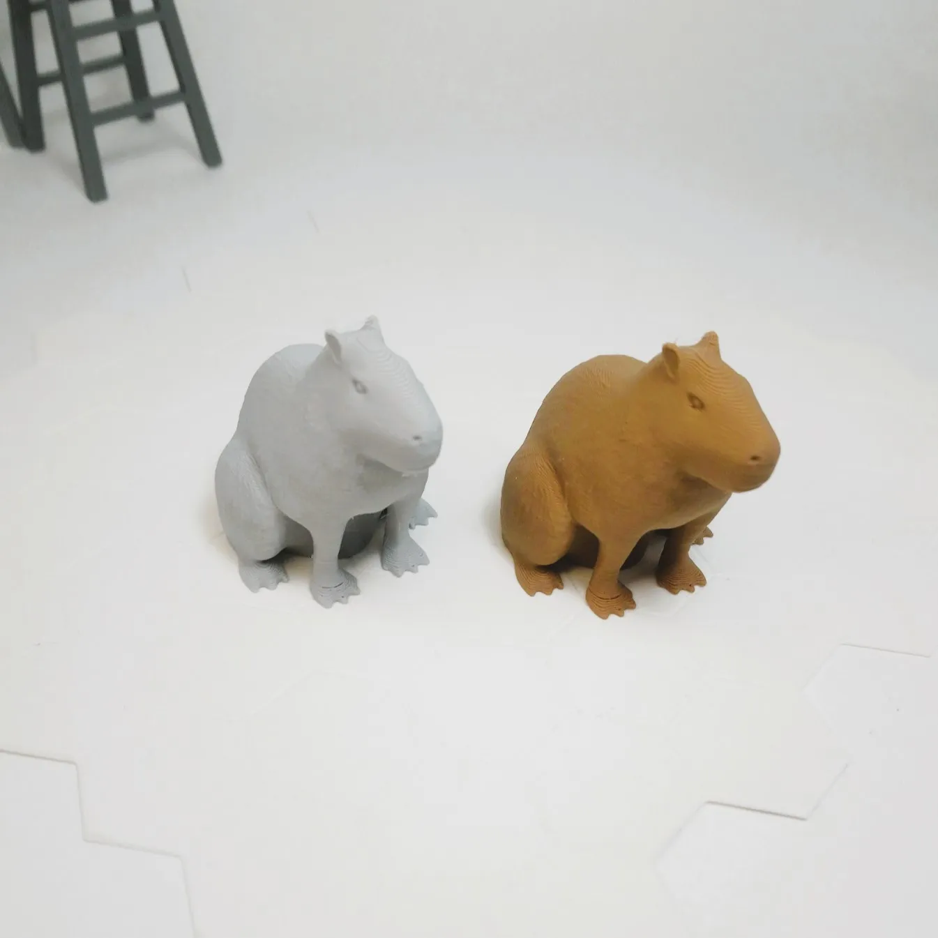 Mô hình capybara ngồi chi tiết cao poly