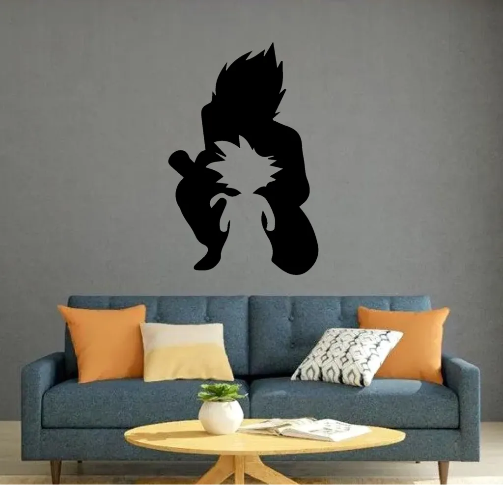 Tranh Goku, Trang Trí Tường DBZ, Tranh Nghệ Thuật, DragonBall Z