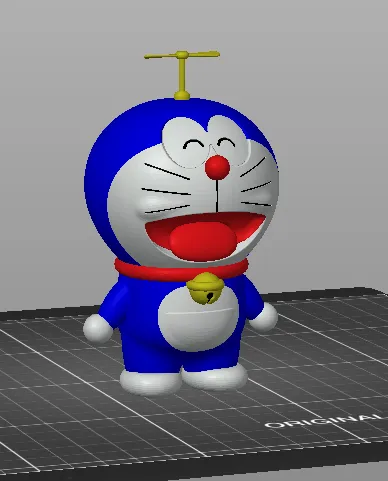 Mô hình nhân vật Doraemon đa phần cho máy in MMU3