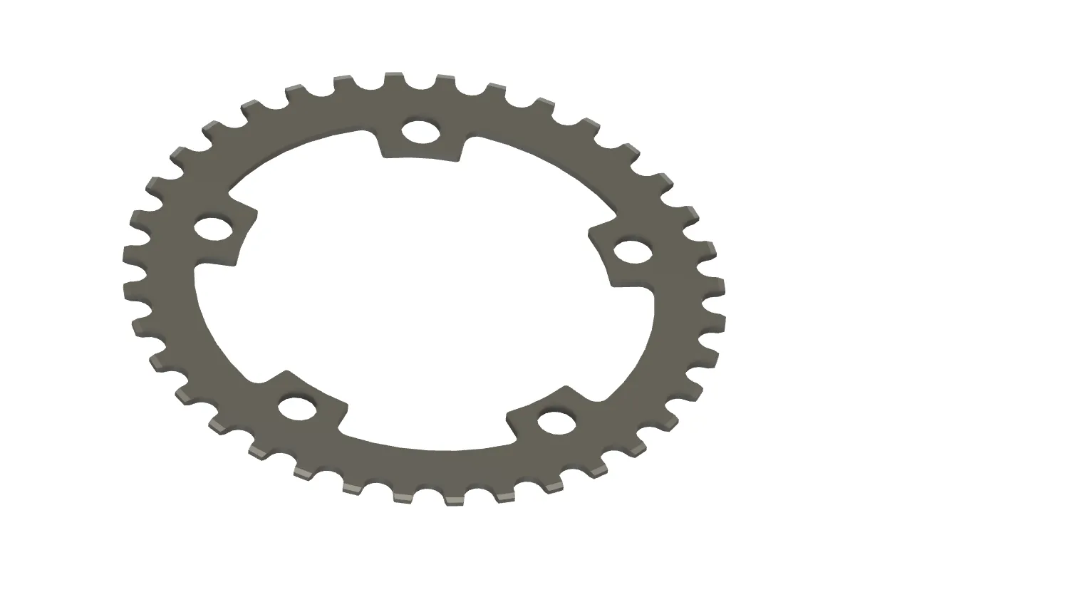 Bánh răng xe đạp 36 răng, 5 lỗ, kiểu Shimano