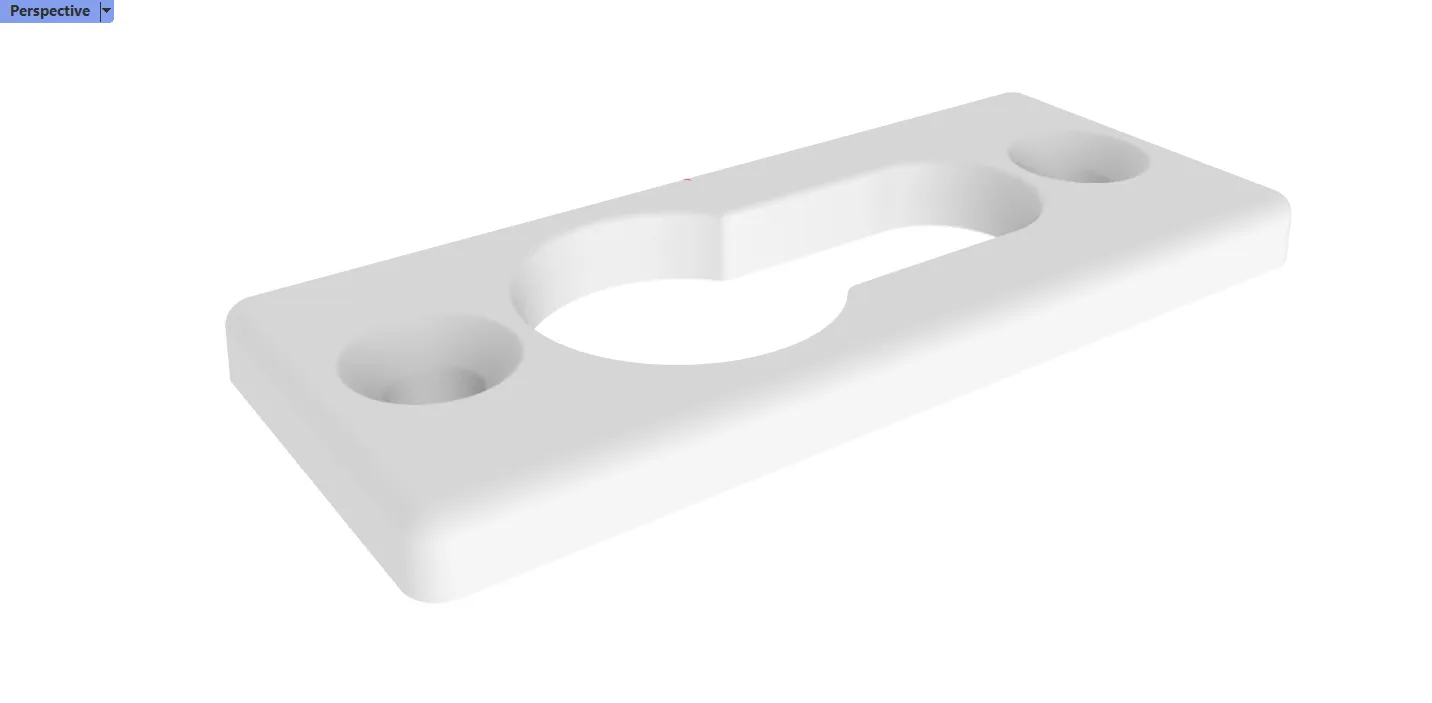 Nắp khóa cho lỗ khóa với khoảng cách 46mm