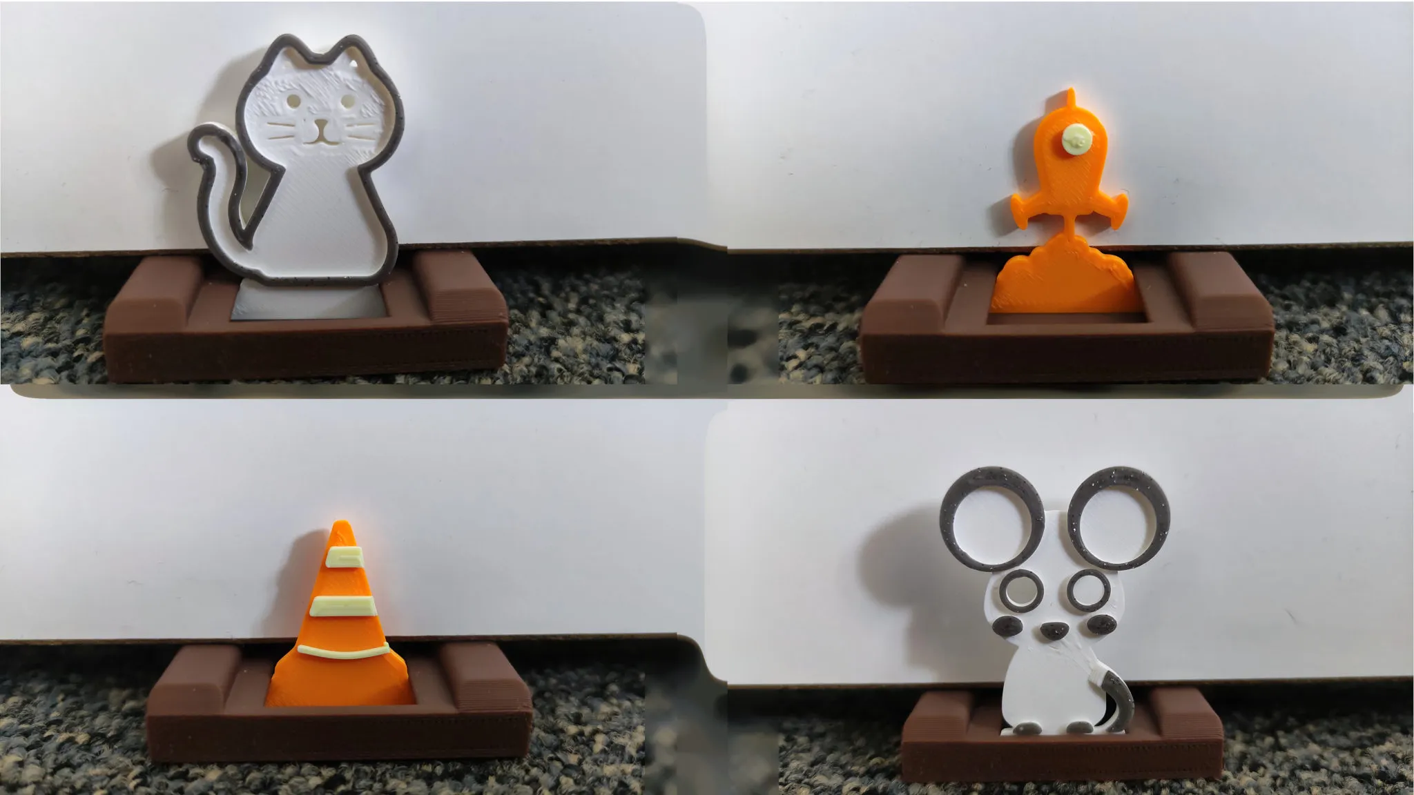 Đồ chặn cửa với hình figurine thay đổi hàng ngày