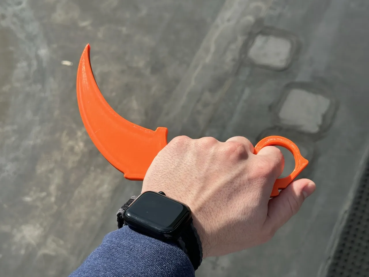 Dao Karambit Tập Luyện Airsoft - Dao Giả - Dễ In!