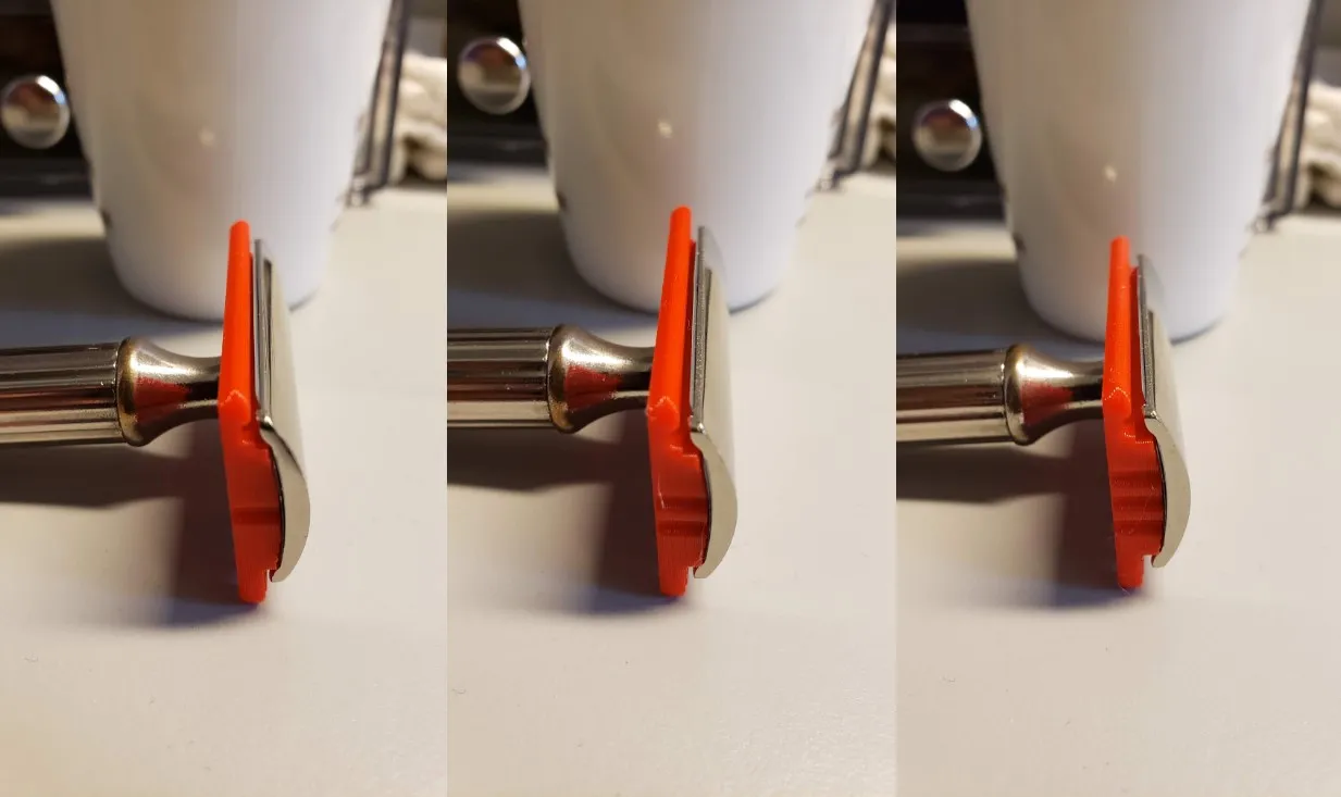 Bảng đế cho dao cạo an toàn Gillette Tech (tay cầm to)