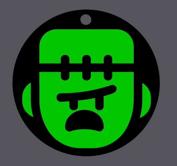 Móc khóa Frankenstein cho Halloween