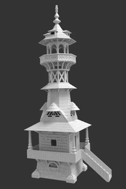 Tháp quan sát Jurkovič được phục dựng theo thiết kế gốc