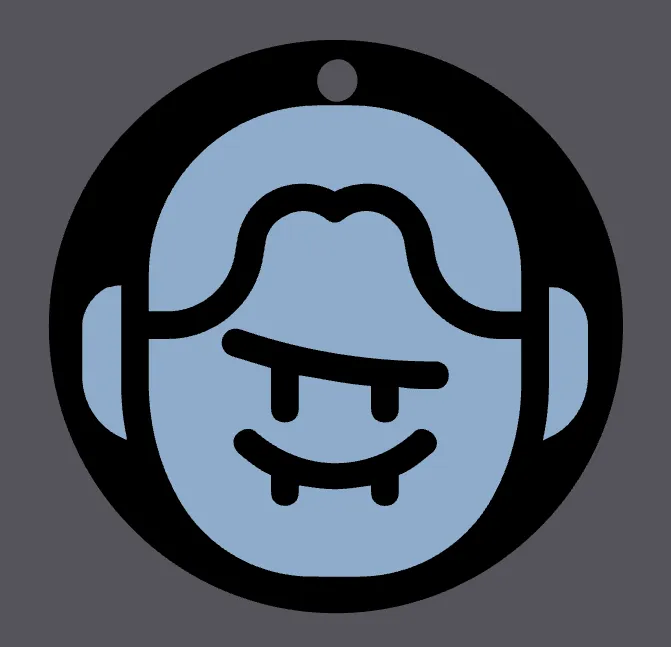 Móc khóa ma cà rồng Vlad cho Halloween