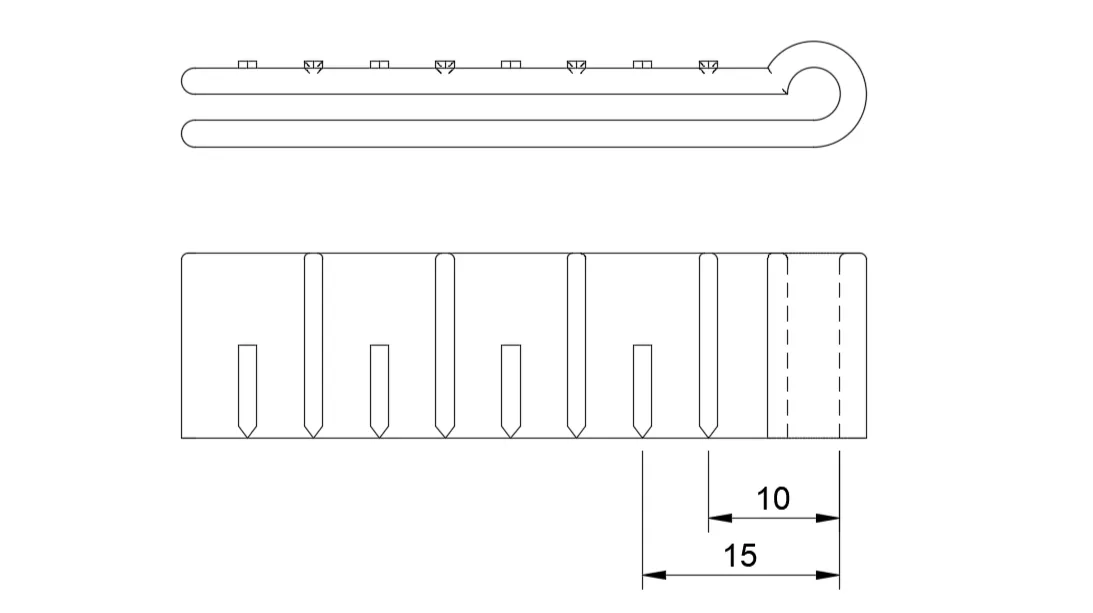 Kẹp Gấp Có Thước