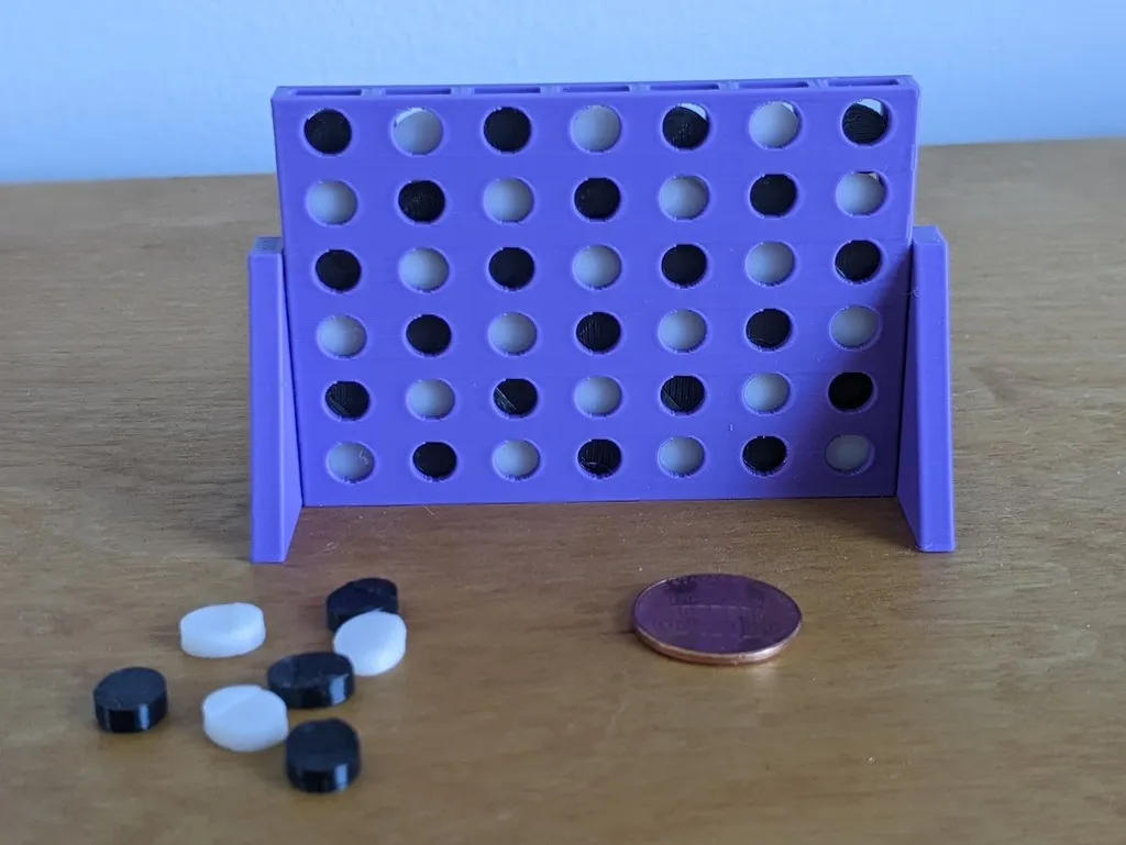 Trò chơi kết nối bốn mini kích thước hộp Altoid