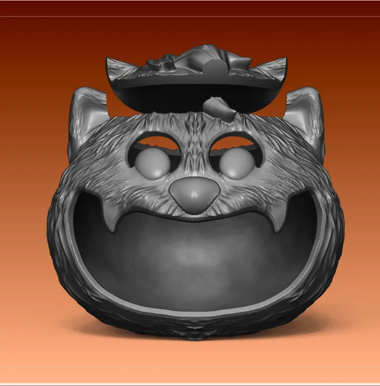 Đèn lồng đầu mèo cho Halloween