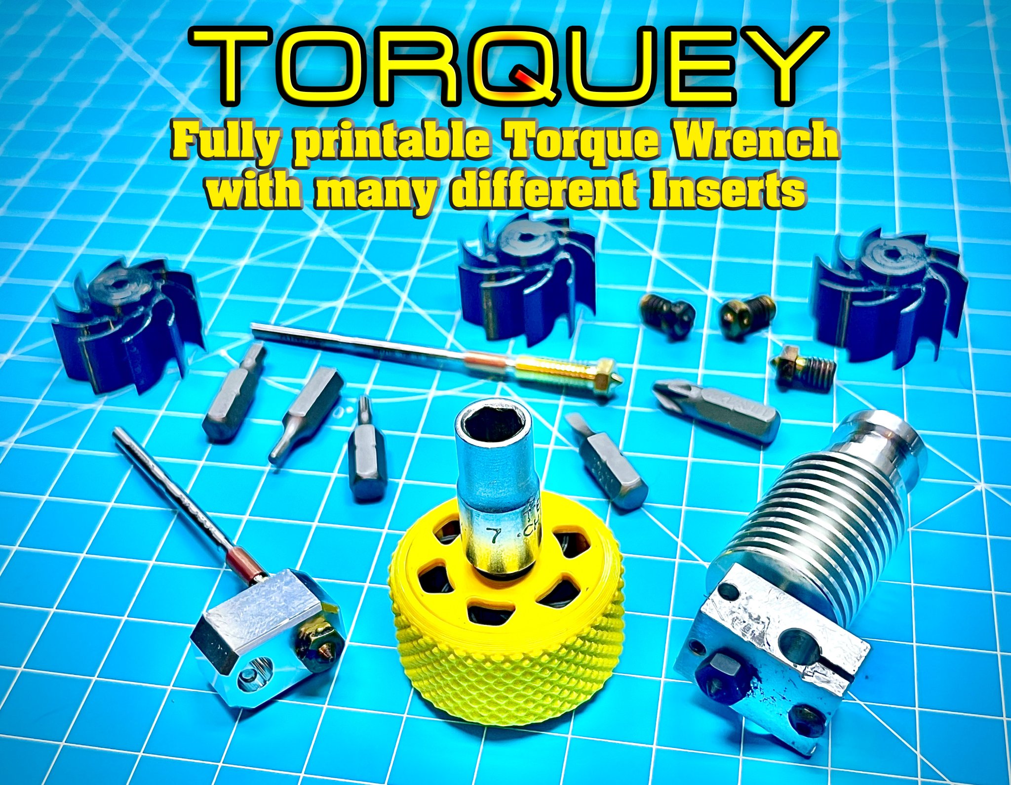 TORQUEY - Bộ Cờ Lê Tua Vít Lực Xoắn Cho Đầu Phun & Hơn Thế Nữa (0.1nm - 2.5nm)