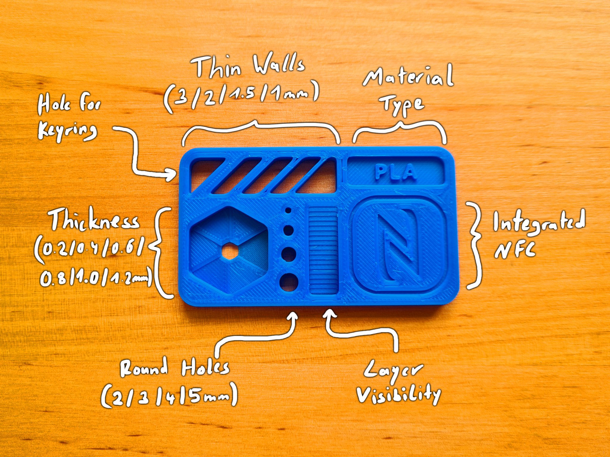 Mẫu Sợi Thông Minh | Thẻ Màu Sợi NFC