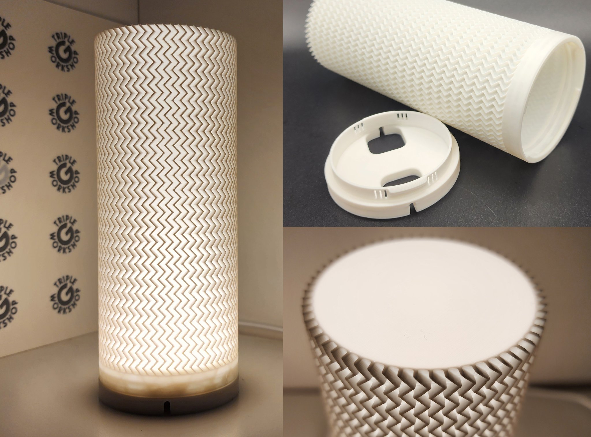 Đèn LED Bambu với thiết kế ZigZag mê hoặc