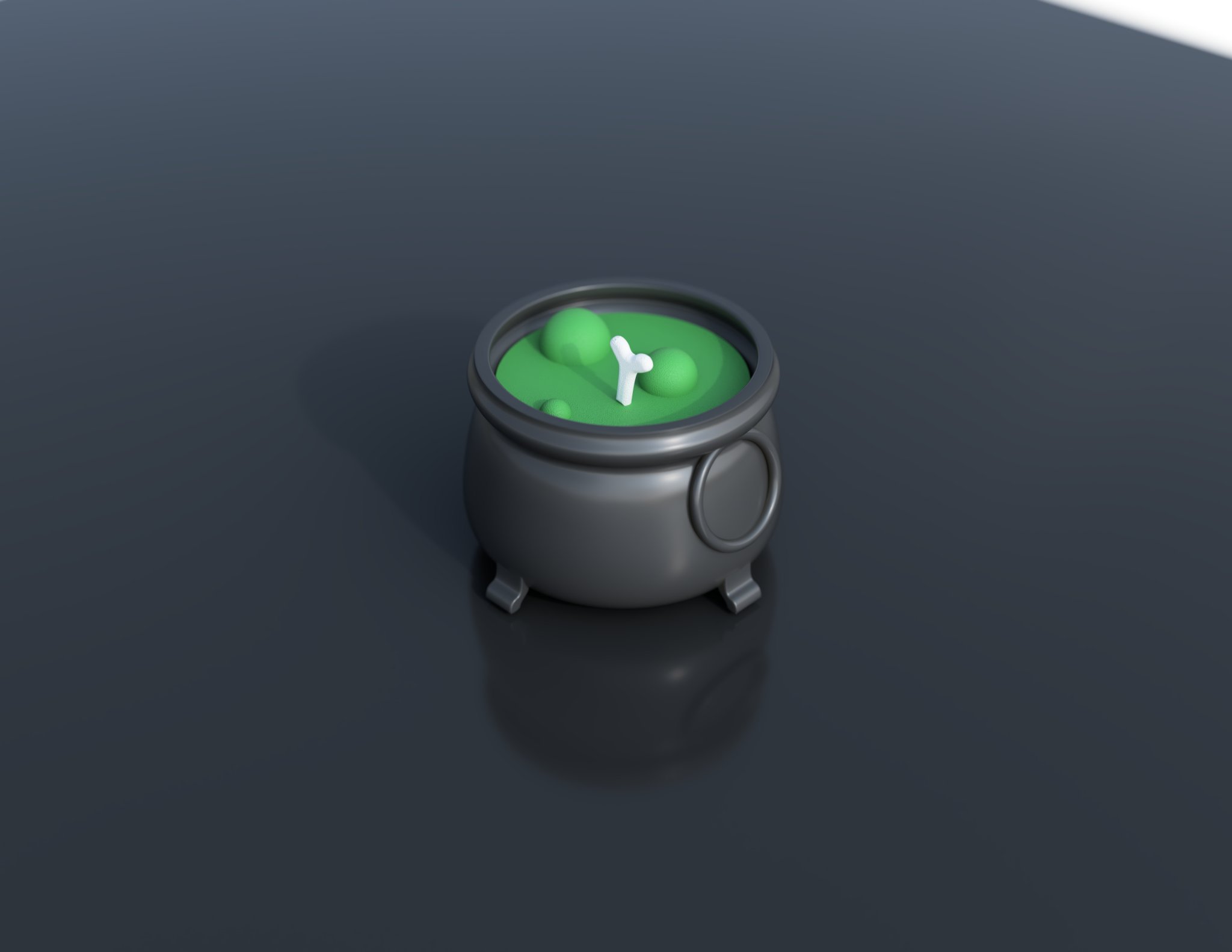 Bát kẹo hình nồi phù thủy chống kiến và trẻ nhỏ