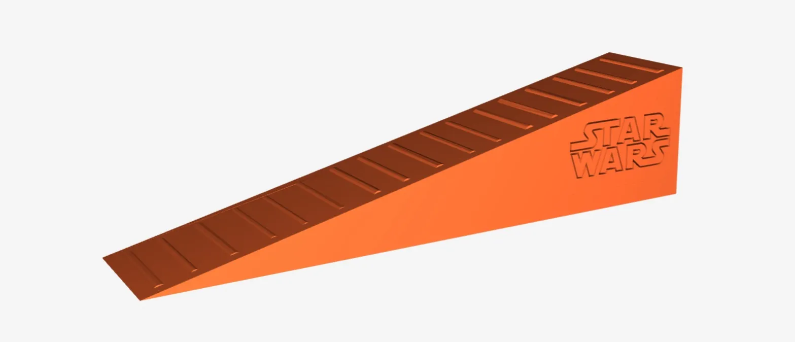 Giá đỡ cửa Star Wars với logo đặc trưng