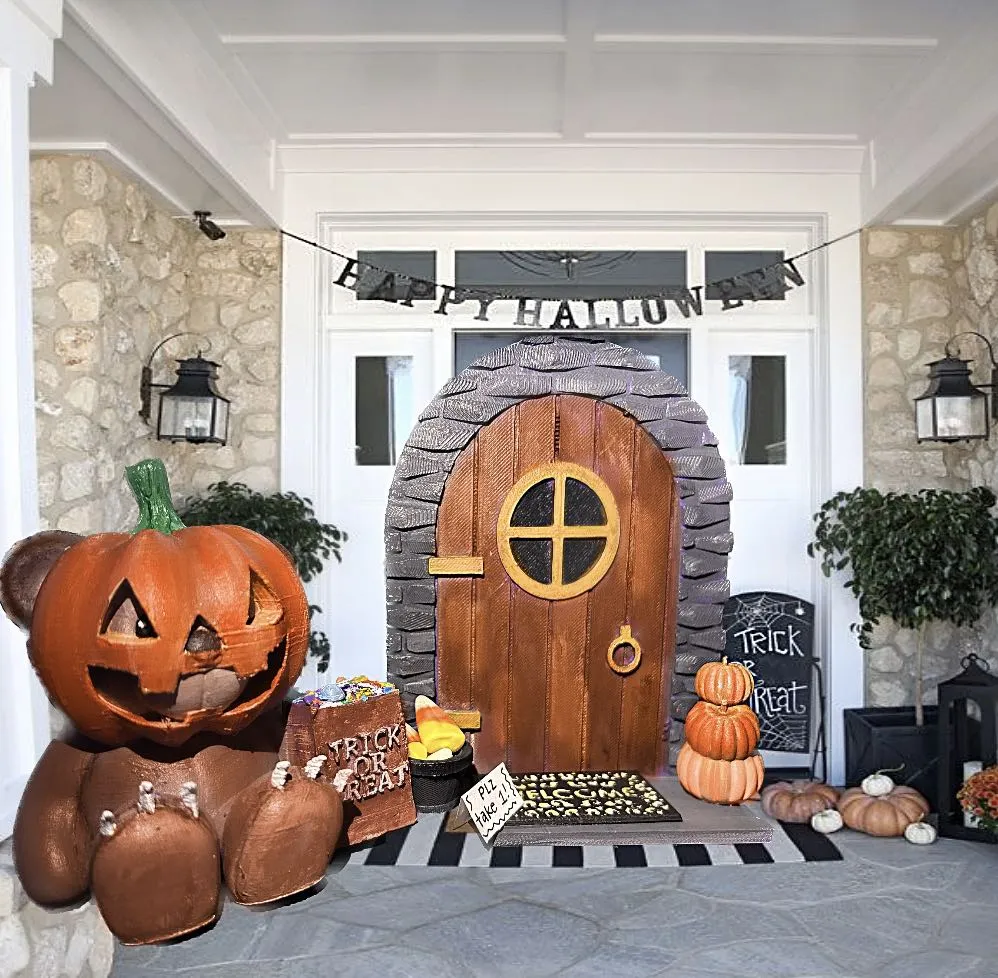 Gấu Trick or Treat dễ thương nhất trước cửa bạn!