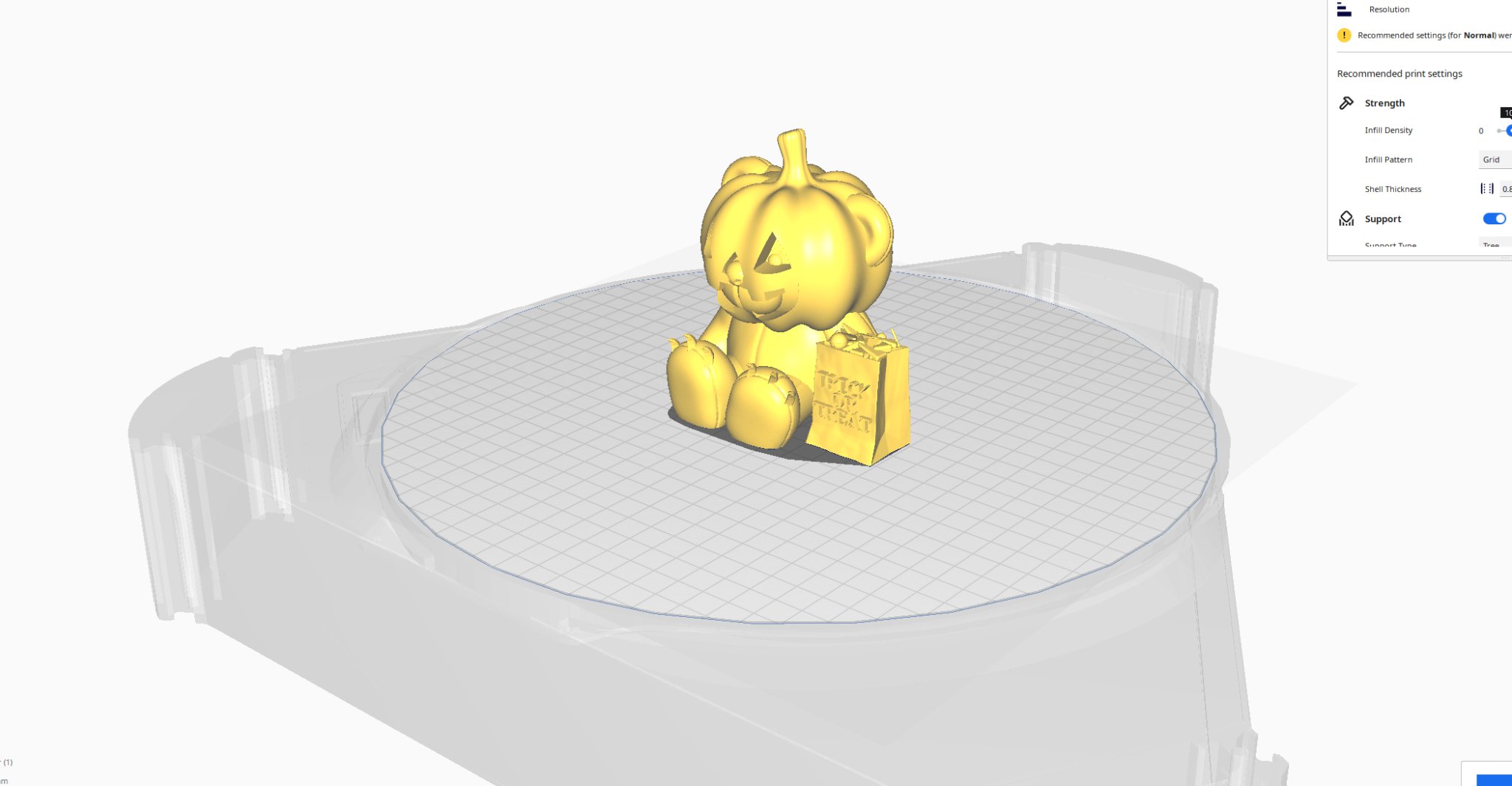 Gấu Trick or Treat dễ thương nhất trước cửa bạn!