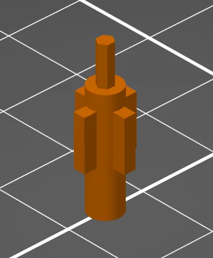 Mô hình thay thế nút xoay remote TV LG MR23GN Magic