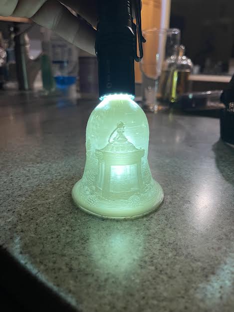 Chuông Lithophane Giáng Sinh