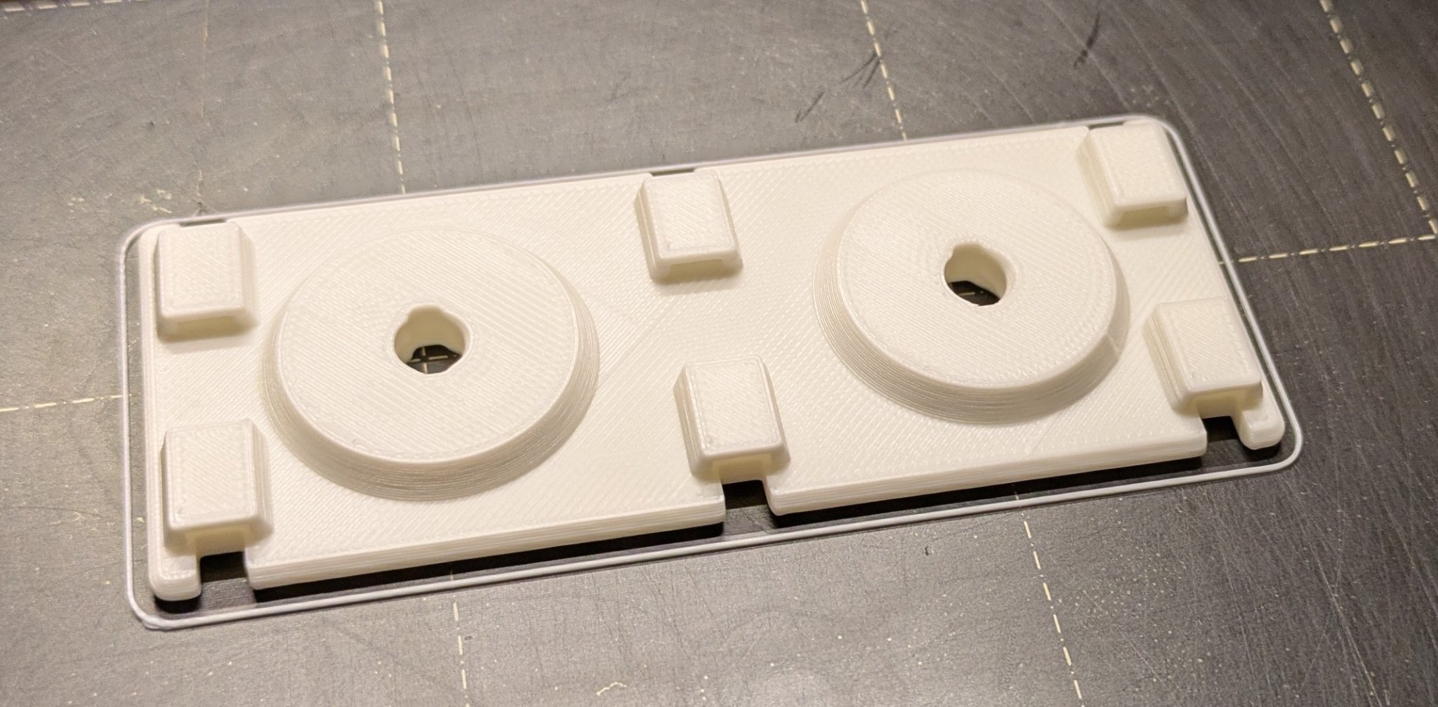 Kẹp Đôi - Giá Đỡ Ổ Cắm Điện cho Multiboard (Hệ Thống Quản Lý Cáp "Underware")