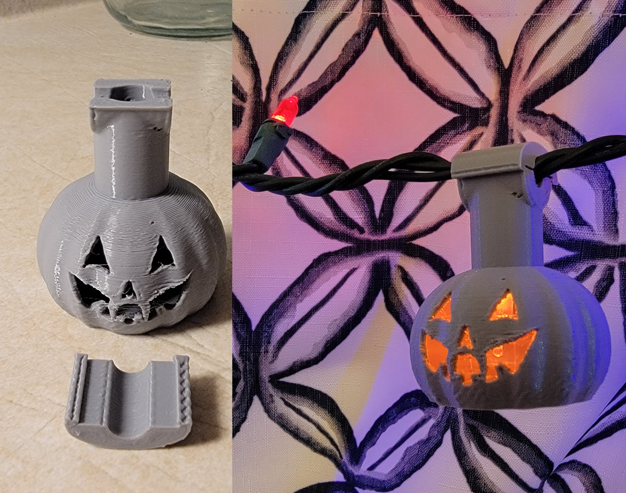 Đèn lồng bí ngô Halloween cho dây đèn trang trí