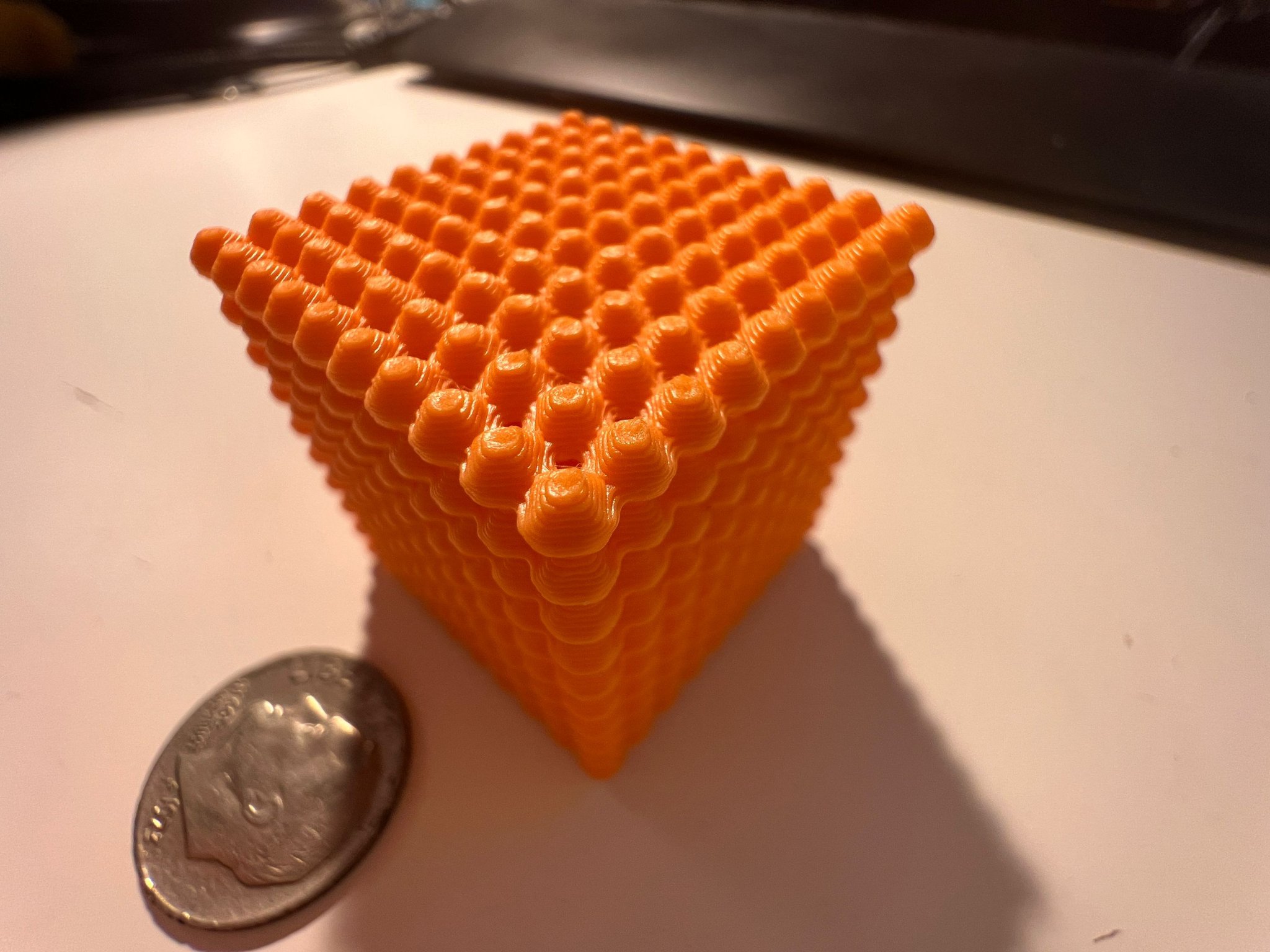 Lattice tra tấn với 1000 hình bát giác cho máy in 3D