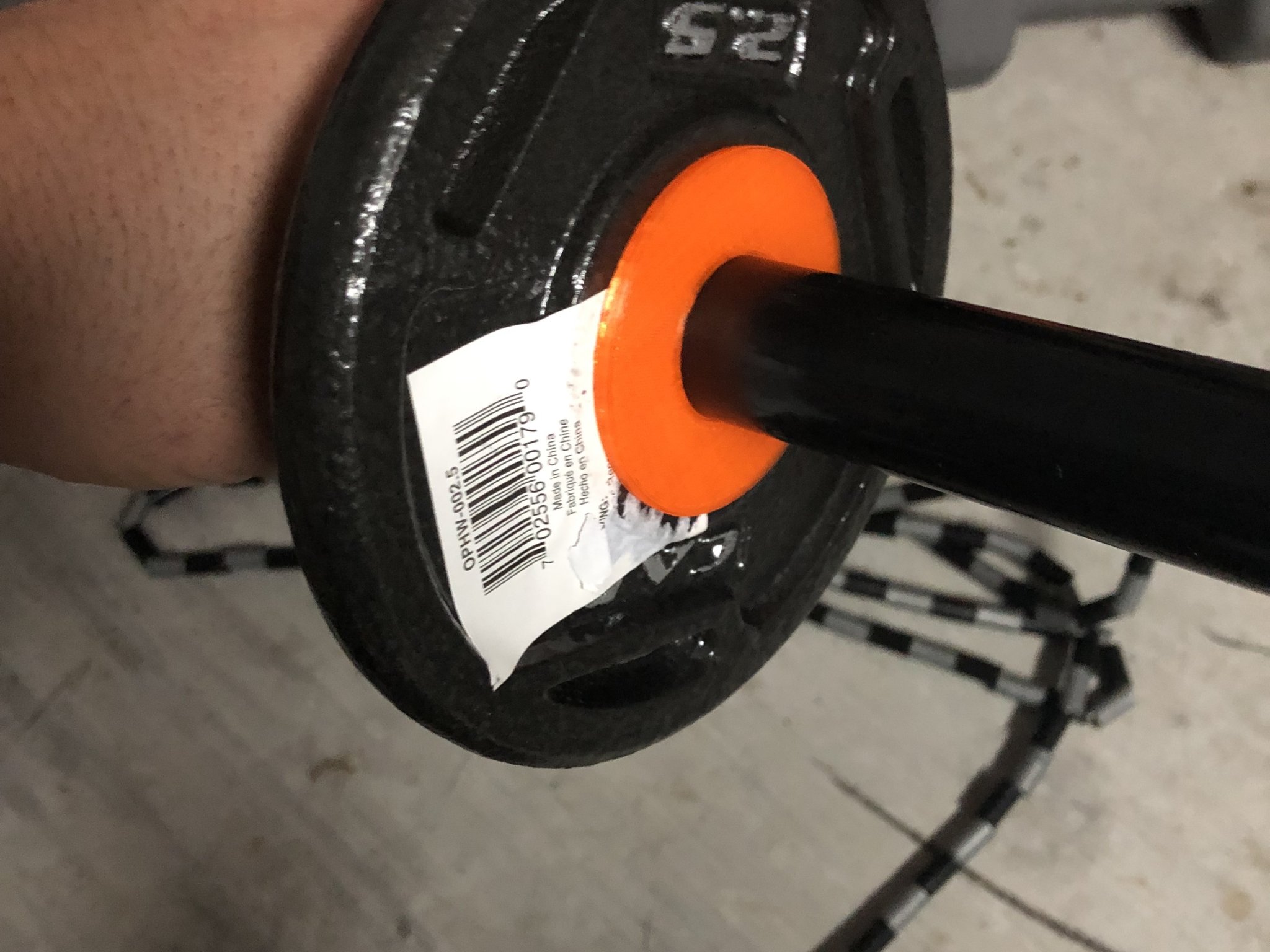 Bộ khoảng cách cho đĩa trọng lượng 2in trên thanh 1in