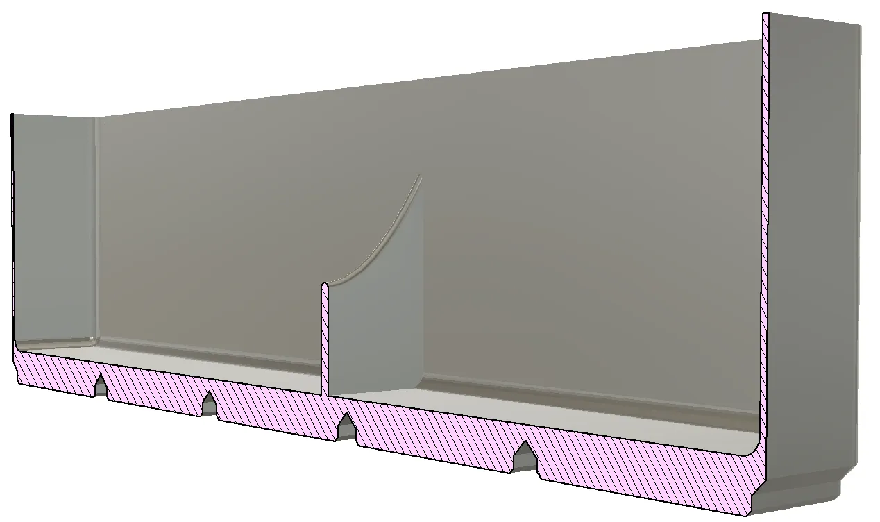 Giá đỡ bàn chải đánh răng Gridfinity kiểu ngang