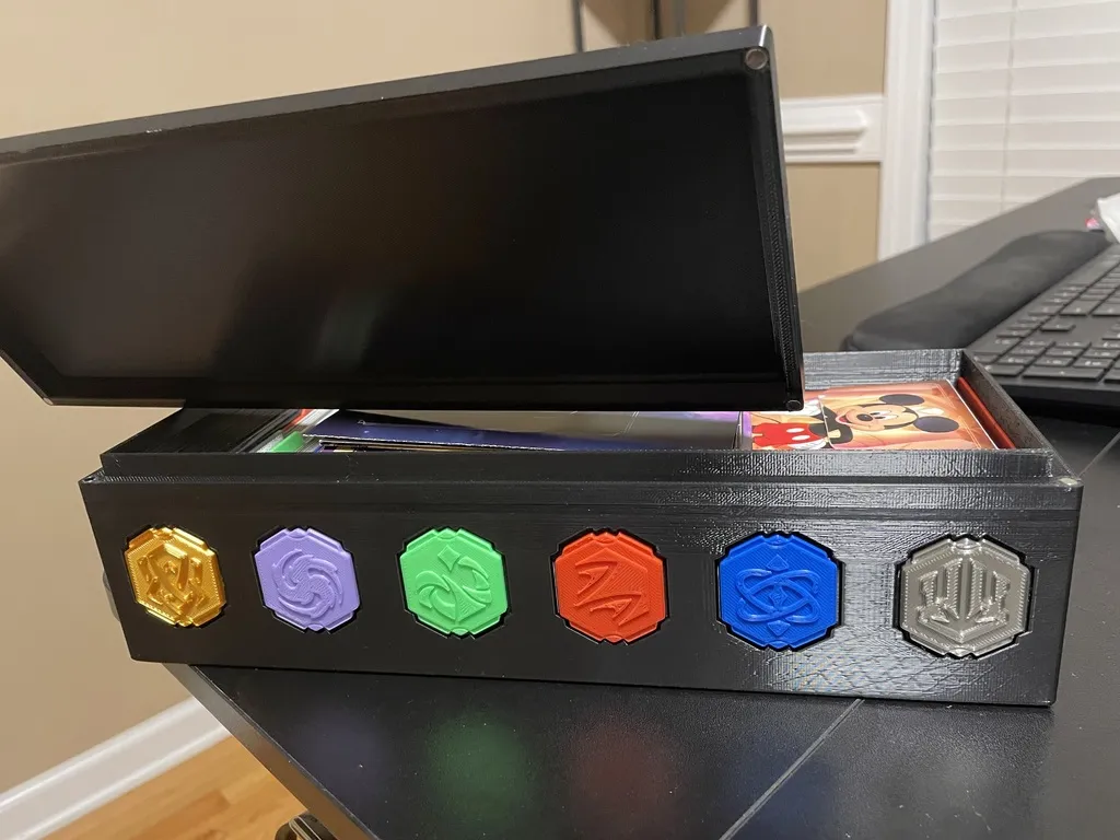 Hộp lưu trữ thẻ bài Disney Lorcana