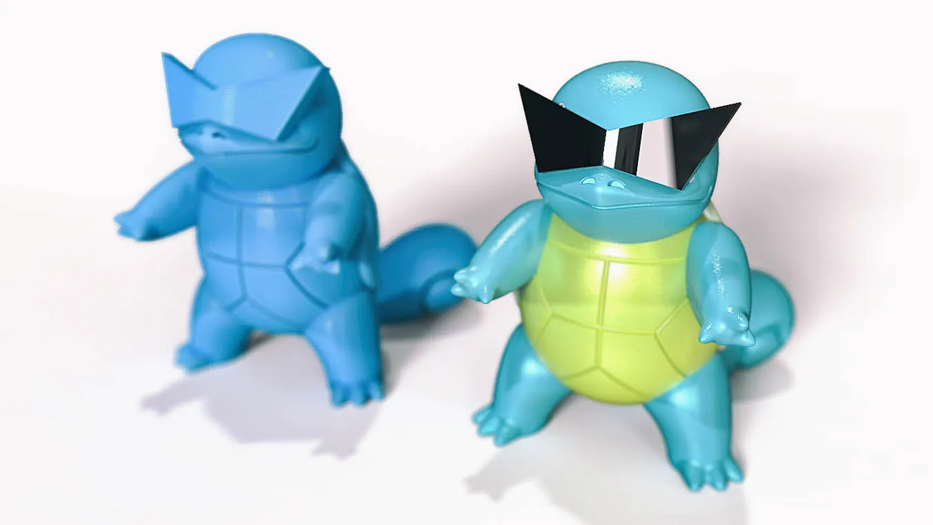 Mô hình Squirtle Pokemon phong cách độc đáo từ Thingiverse
