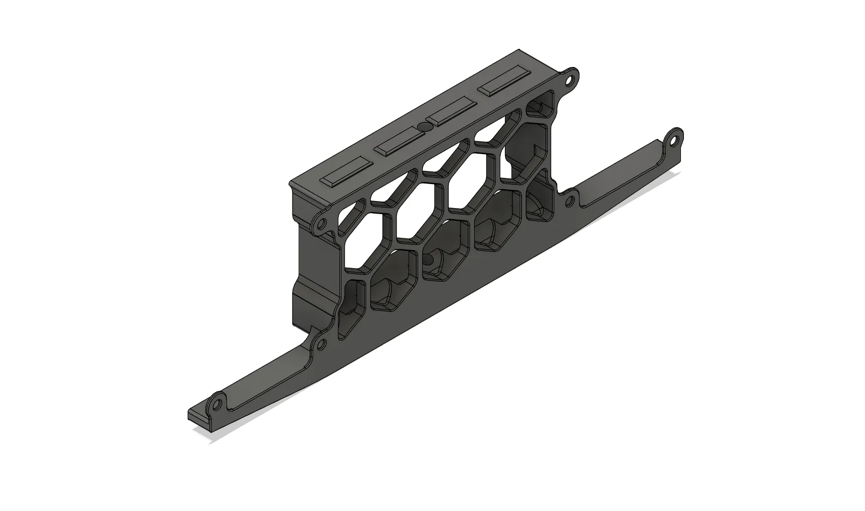 Giá đỡ quạt giữa rộng cho Voron 2.4 với vỏ bên