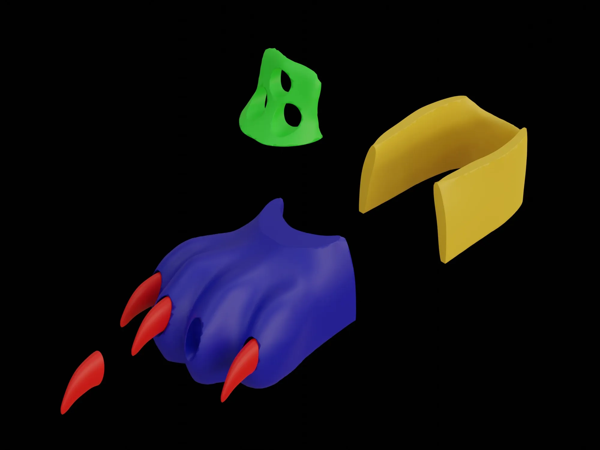 Bàn chân thú cho trang phục fursuit