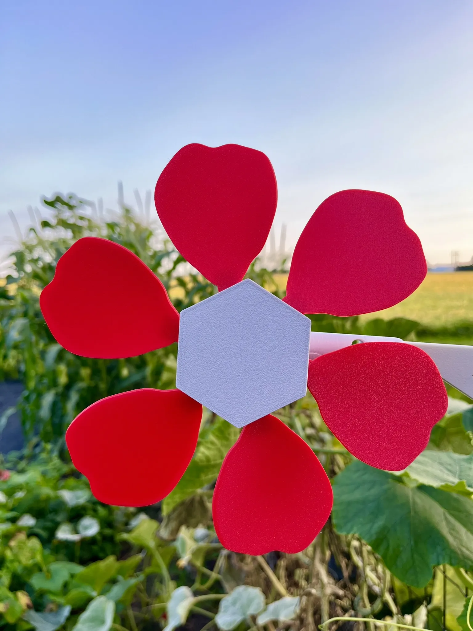 Chong chóng Vườn Kép - In Dễ Dàng, Lắp Ghép