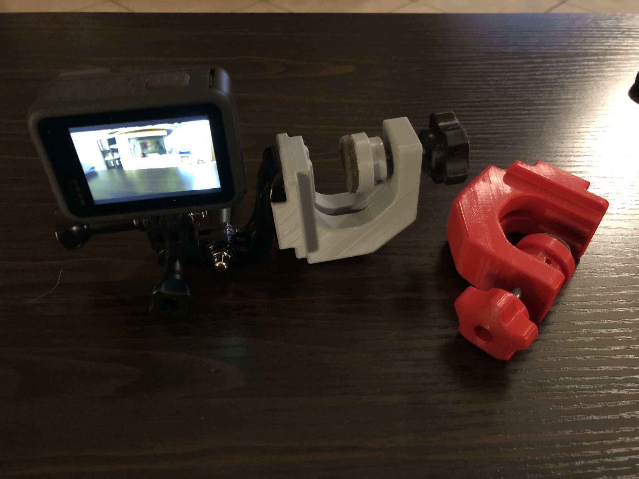 Kẹp đầu cần đàn bass/guitar cho GoPro