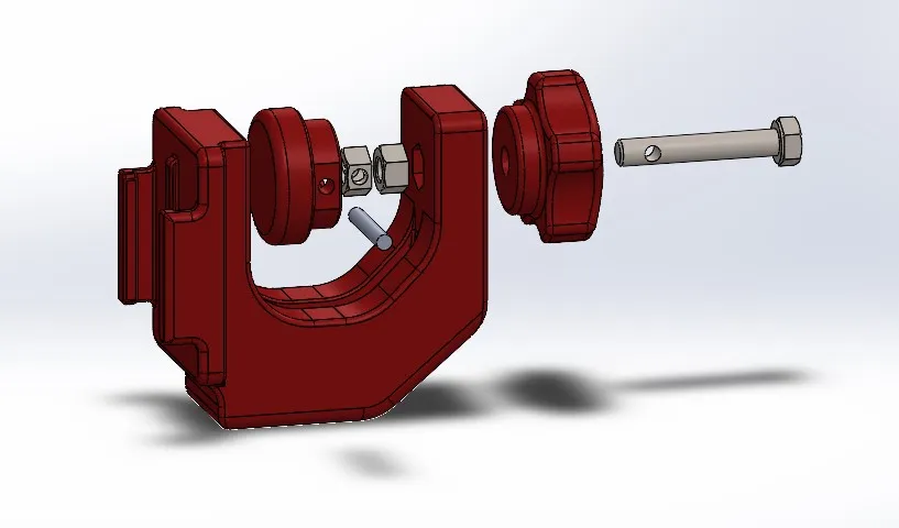 Kẹp đầu cần đàn bass/guitar cho GoPro