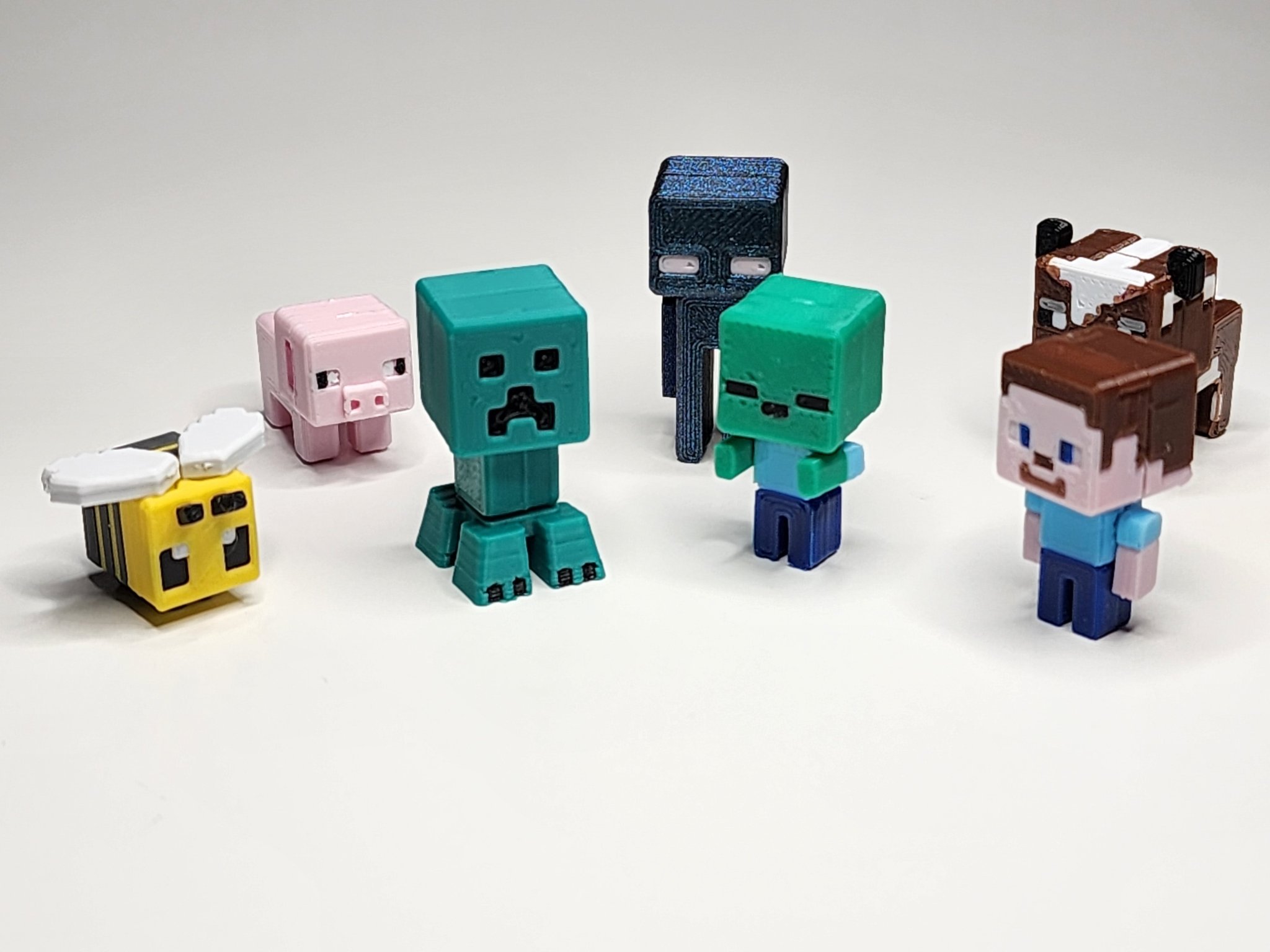 Bộ nhân vật mini Zombie lấy cảm hứng từ Minecraft
