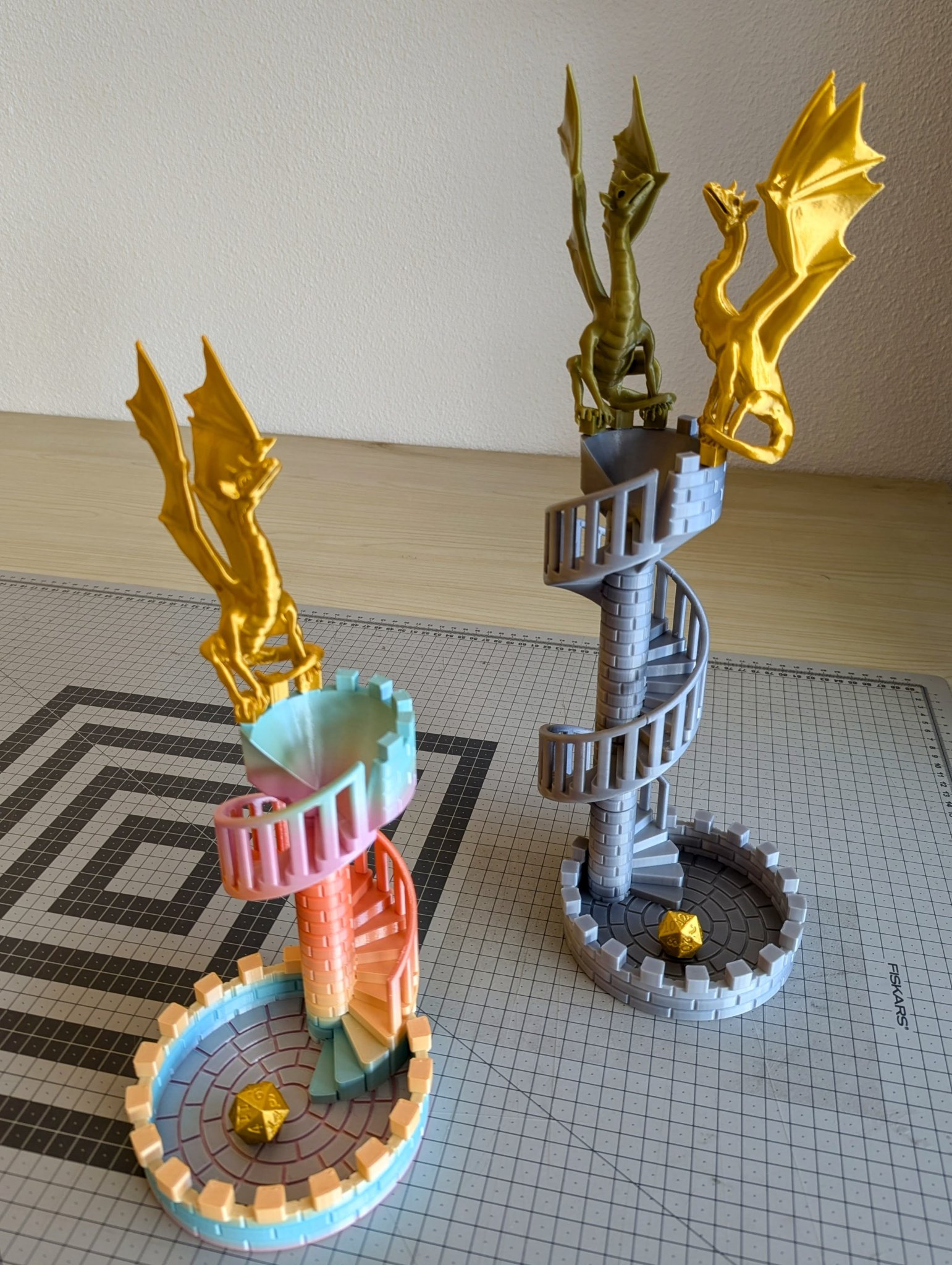 Rồng Aria cho cầu thang lâu đài Dice Tower