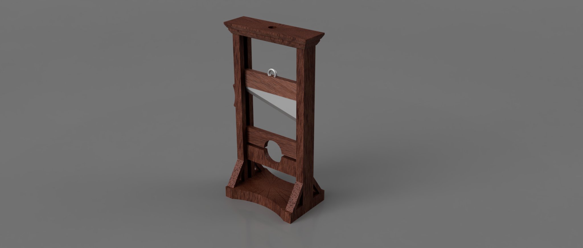 Mô hình guillotine trang trí Halloween đầy ám ảnh