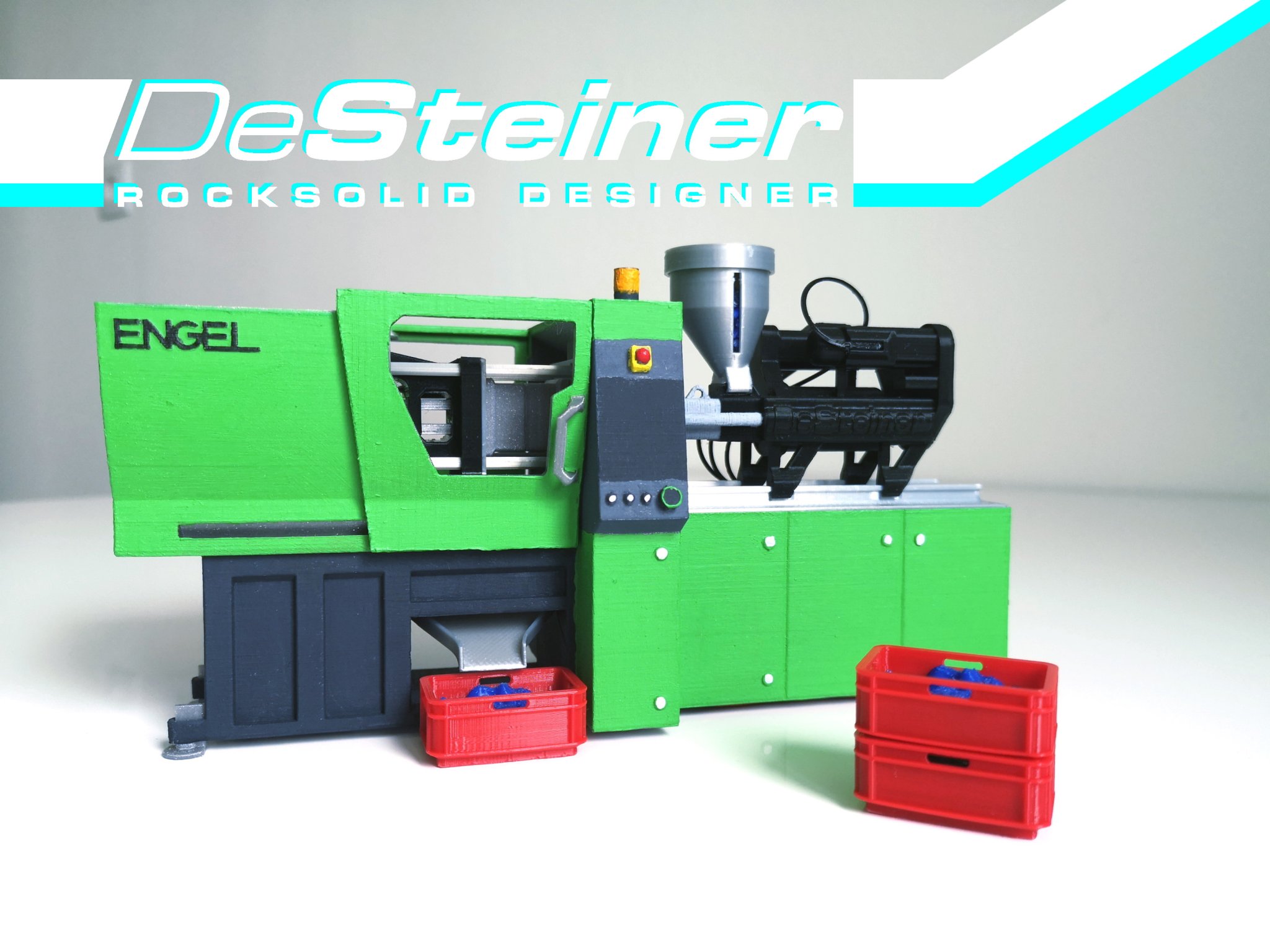 Mô hình máy ép nhựa ENGEL e-mac 170-50 tỷ lệ 1:20