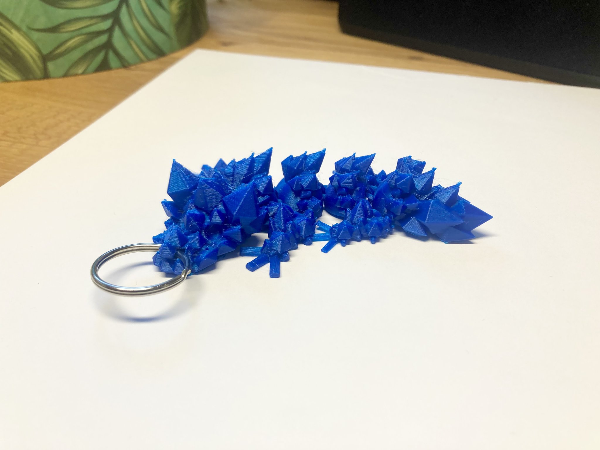 Móc khóa rồng tinh thể linh hoạt Kristalldrache