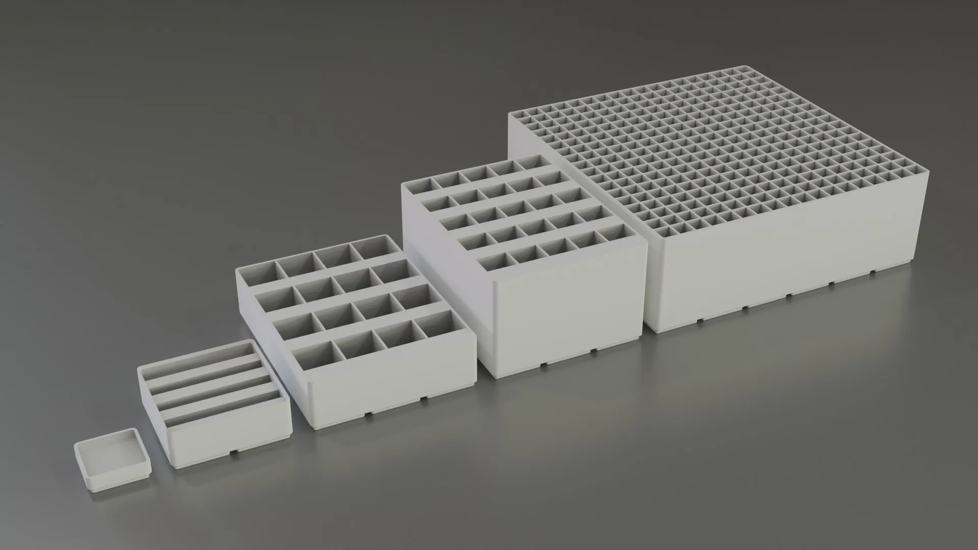 Máy phát sinh hộp chia Gridfinity tùy chỉnh kích thước