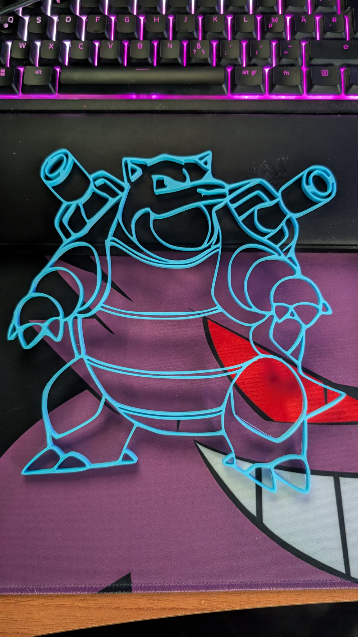 VÁCH TƯỜNG POKEMON BLASTOISE DÁN NHÃN