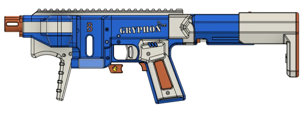 Mô hình súng Nerf và linh kiện đi kèm