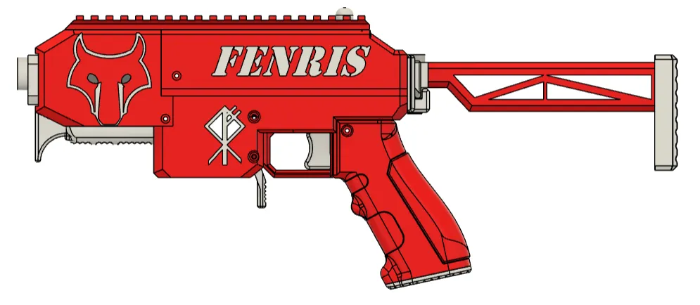 Mô hình súng Nerf và linh kiện đi kèm