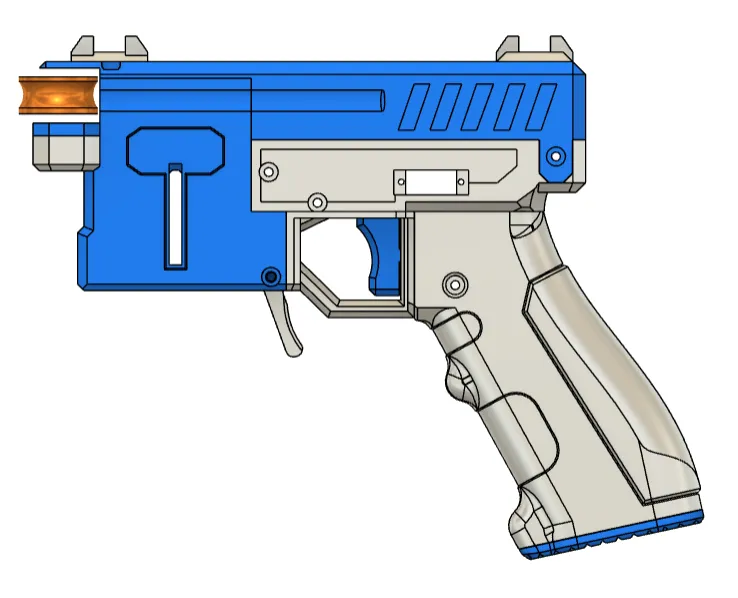 Mô hình súng Nerf và linh kiện đi kèm