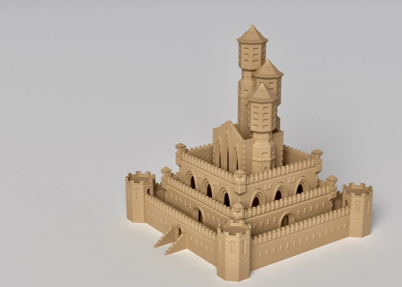 Lâu đài Templar Knights với thiết kế mềm mại