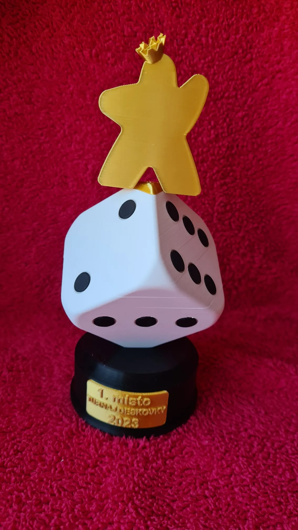 Cúp chiến thắng trò chơi Carcassonne cho giải thưởng boardgame